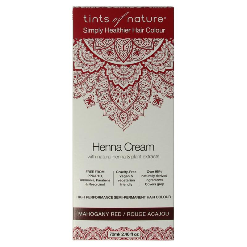 Tints Of Nature Henna Cream Mahogany Red Semi Permanent