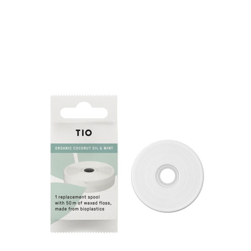 Tiofloss Refill Flosdraad Kokosolie Mint