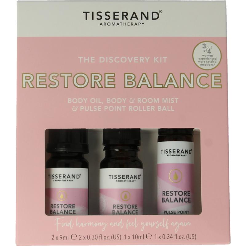 Tisserand Restore Balance Discovery Kit