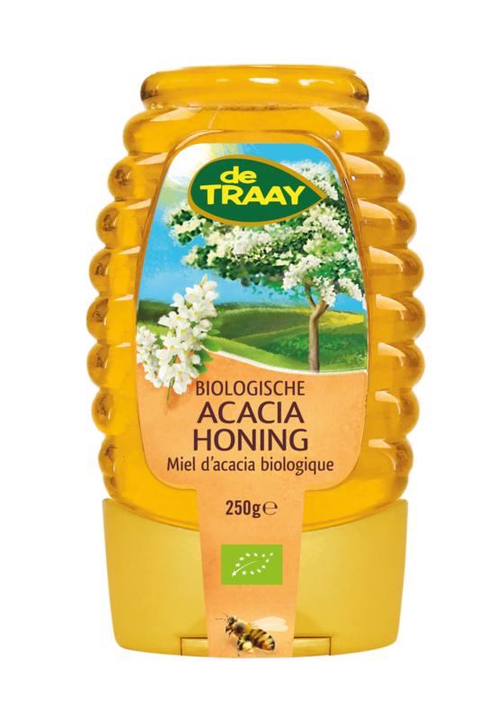 Traay Acaciahoning Knijpfles Bio