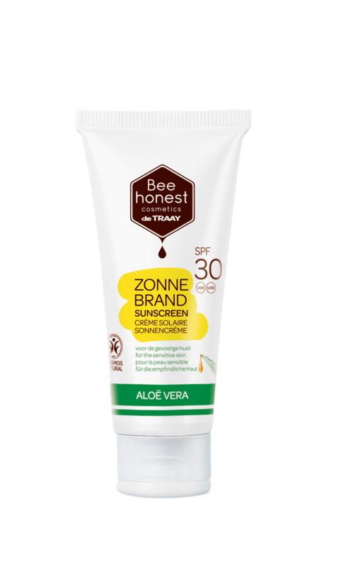 Traay Bee Honest Zonnebrand Aloe & Honing Spf30
