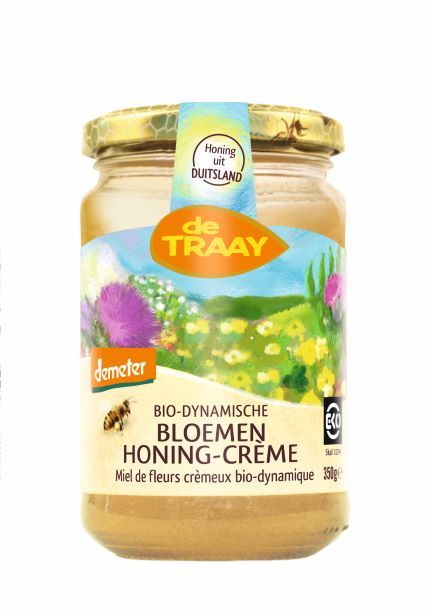 Traay Bloemenhoning Creme Bio-Dynamisch Demeter Bio