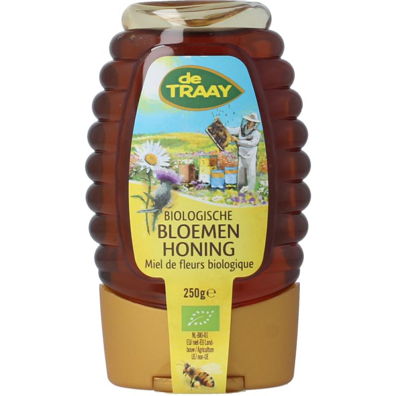 Traay Bloemenhoning Knijpfles Bio