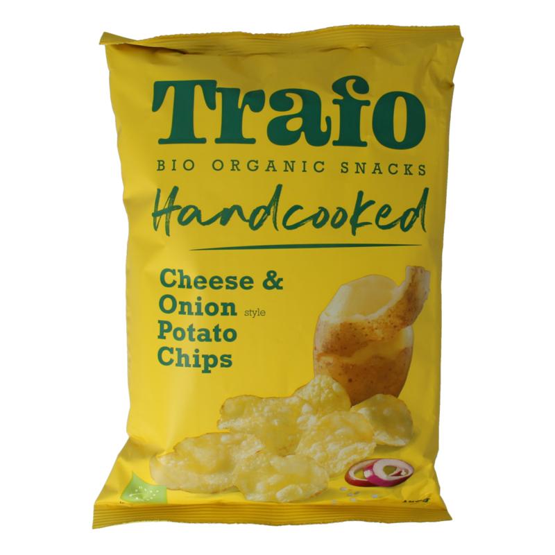 Trafo Chips Handcooked Kaas & Ui Bio