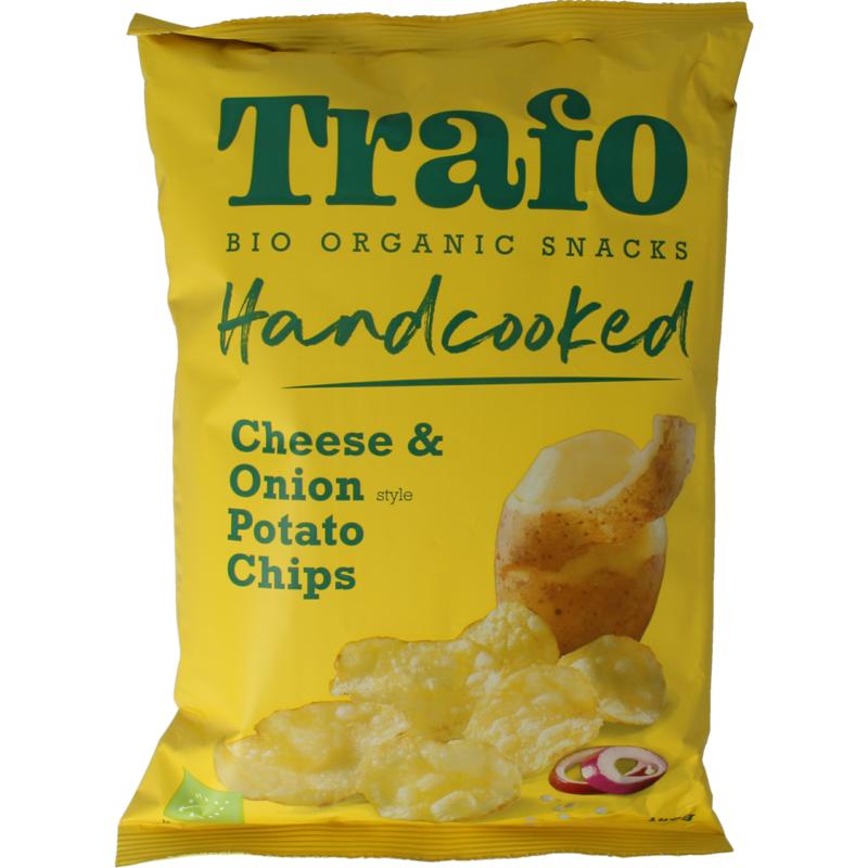 Trafo Chips Handcooked Kaas & Ui Bio