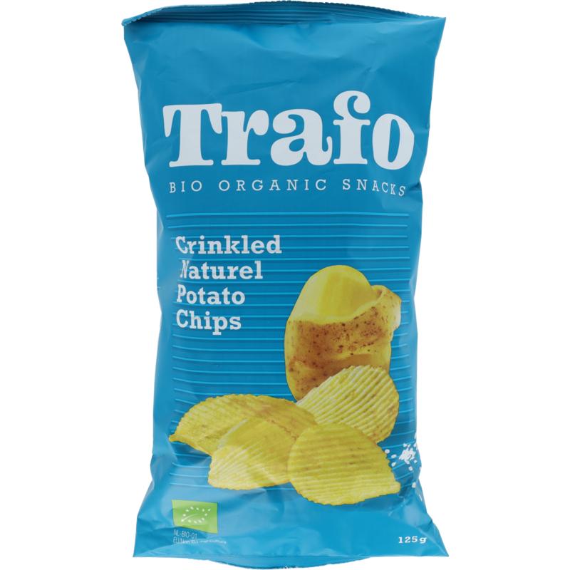 Trafo Ribbelchips Gezouten Bio