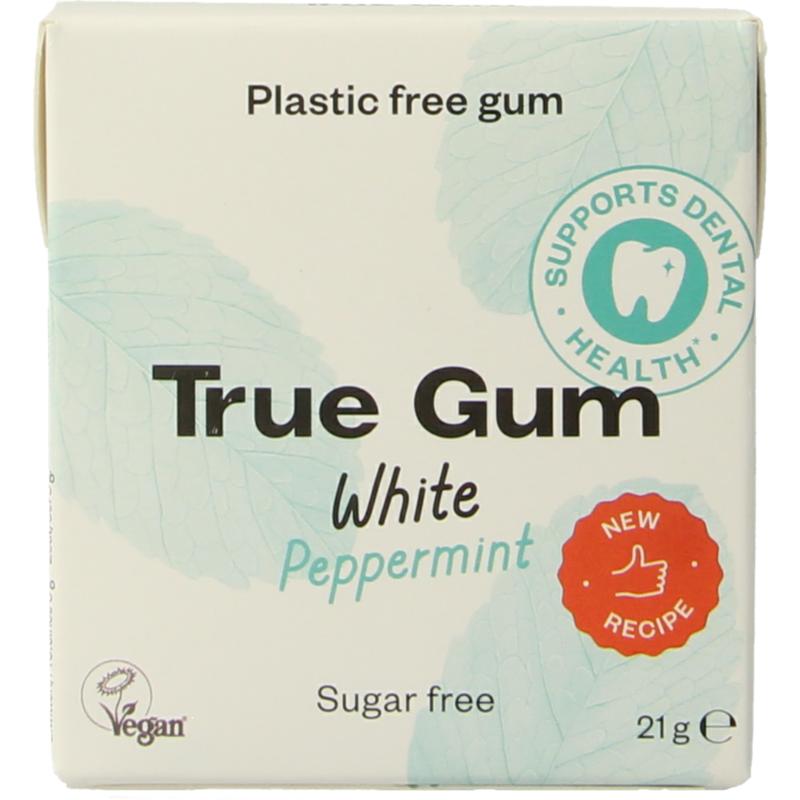 True Gum White Peppermint Suikervrij