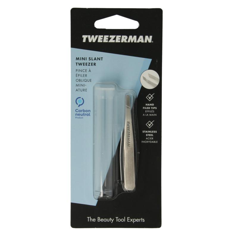 Tweezerman Mini Slant Tweezer Klassiek Stainless Steel