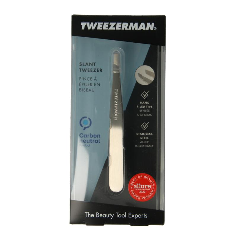 Tweezerman Slant Tweezer Klassiek Stainless Steel