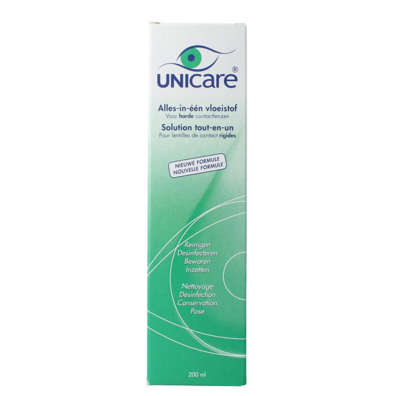 Unicare Alles-In-Een Vloeistof Harde Lenzen