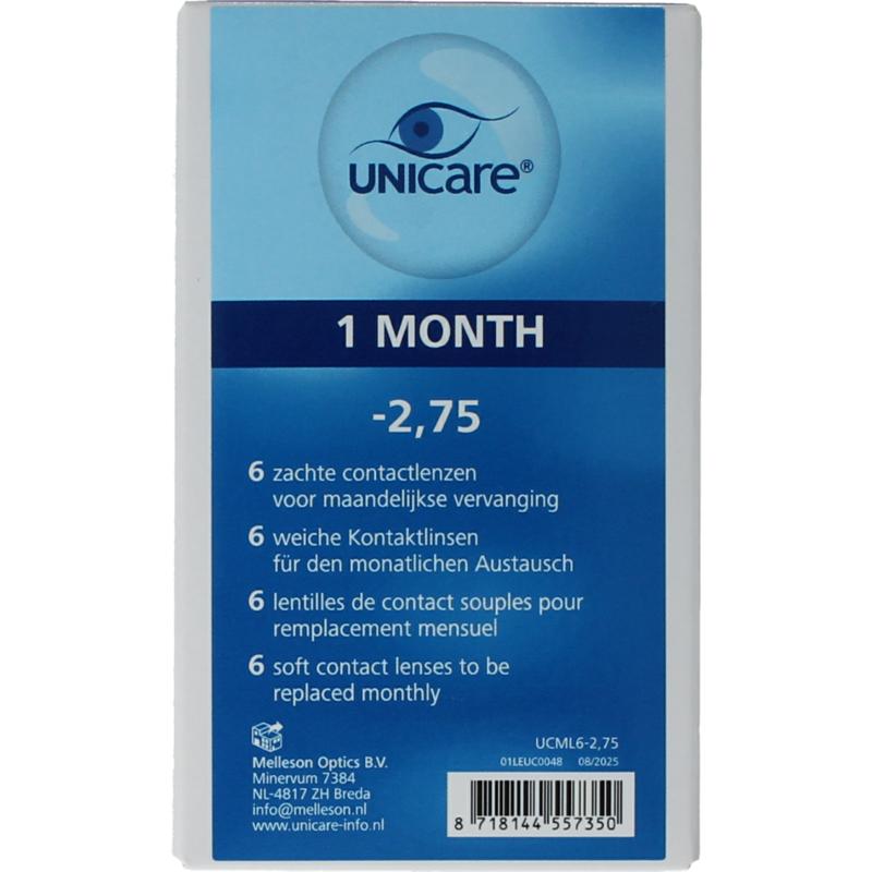 Unicare Maandlenzen -2.75
