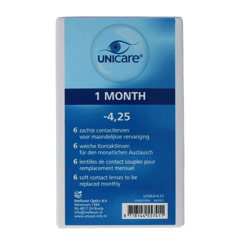 Unicare Maandlenzen -4.25