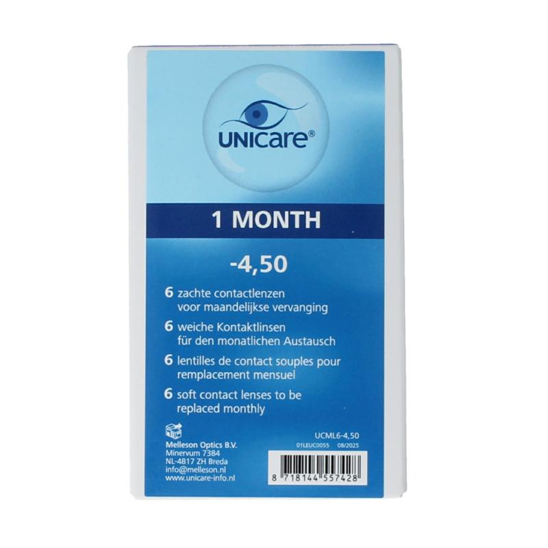Unicare Maandlenzen -4.50