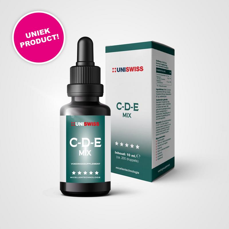 Uniswiss C-D-E Mix (Curcumine, Vitamine D3, Vitamine E)