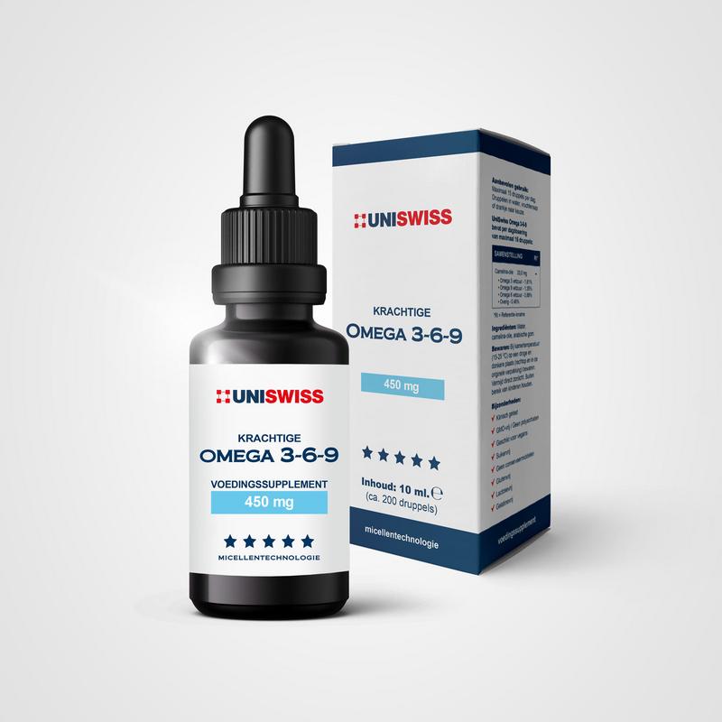 Uniswiss Omega 3-6-9 (Wateroplosbaar)
