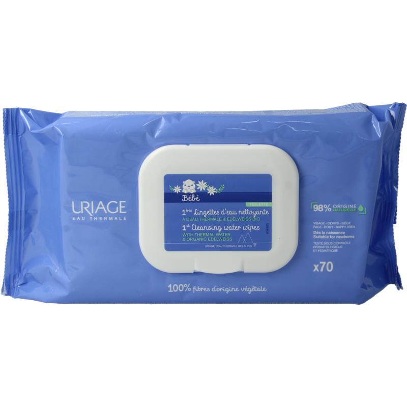 Uriage Bebe 1Ere Eau Lingettes Nettoyantes