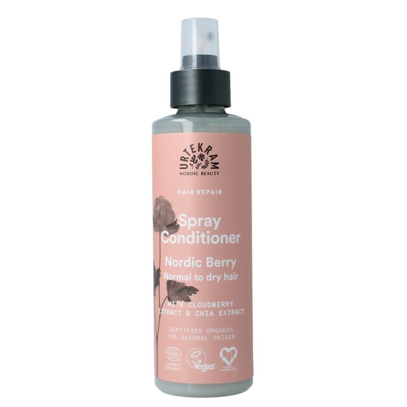 Urtekram Nordic Berry Spray Conditioner Normaaldroog Haar