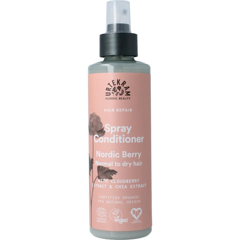 Urtekram Nordic Berry Spray Conditioner Normaaldroog Haar