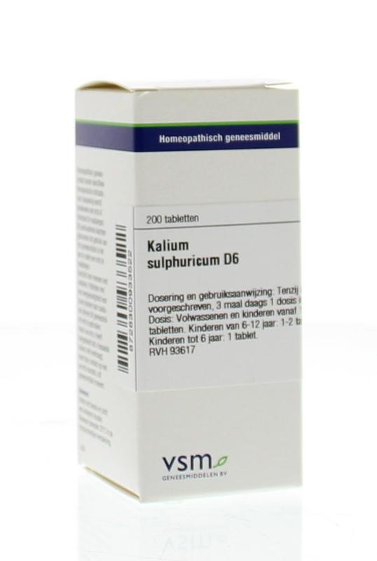 Vsm Kalium Sulphuricum D6
