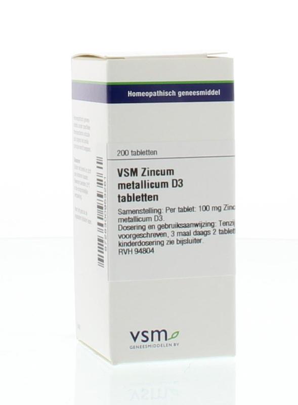 Vsm Zincum Metallicum D3