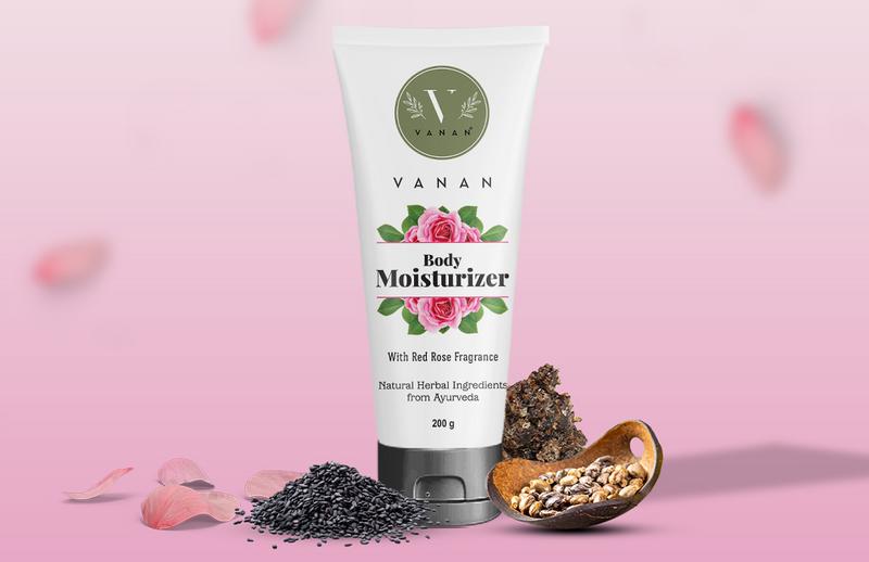 Vanan Body Moisturizer Red Rose