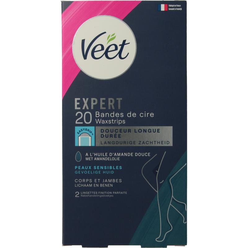 Veet Expert Koude Waxstrips Benen Sensitive
