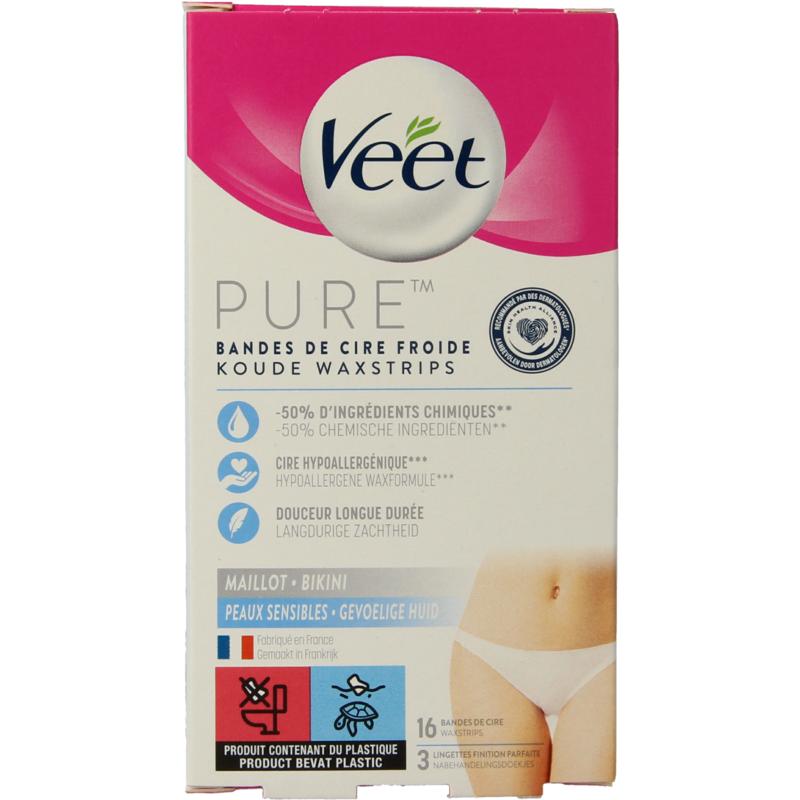 Veet Mimima Koude Wasstrips Bikini Hypoallergeen