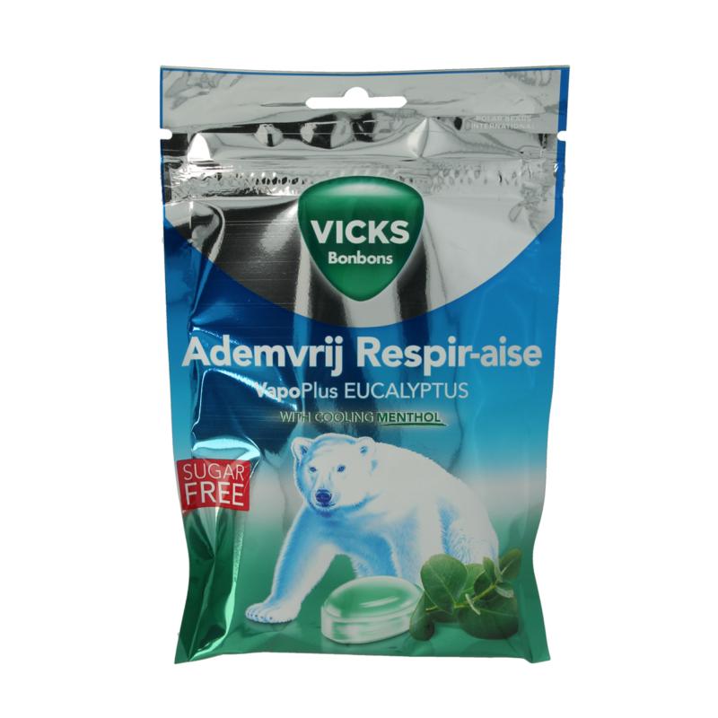 Vicks Ademvrij Eucalyptus Suikervrij Bag