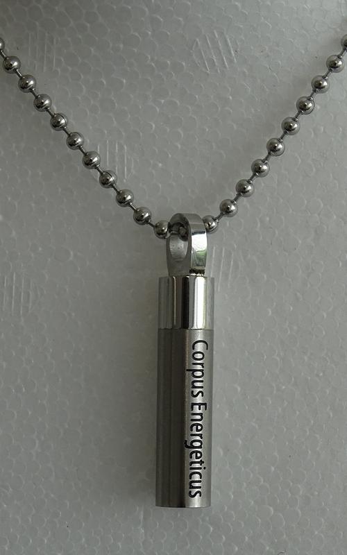 Vita Corpus Energeticus Metalen Hanger Met Ketting