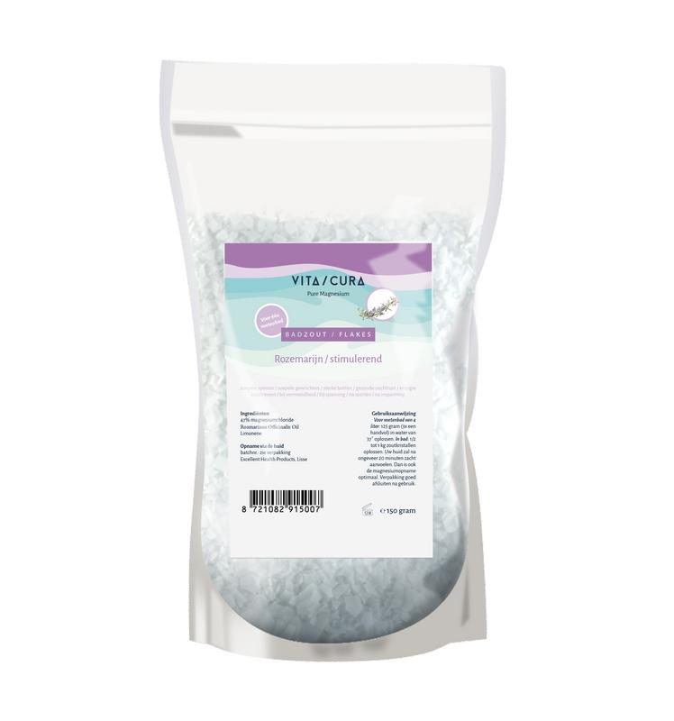 Vitacura Magnesium Zout Flakes Rozemarijn