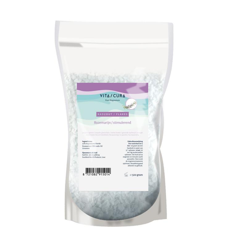 Vitacura Magnesium Zout Flakes Rozemarijn