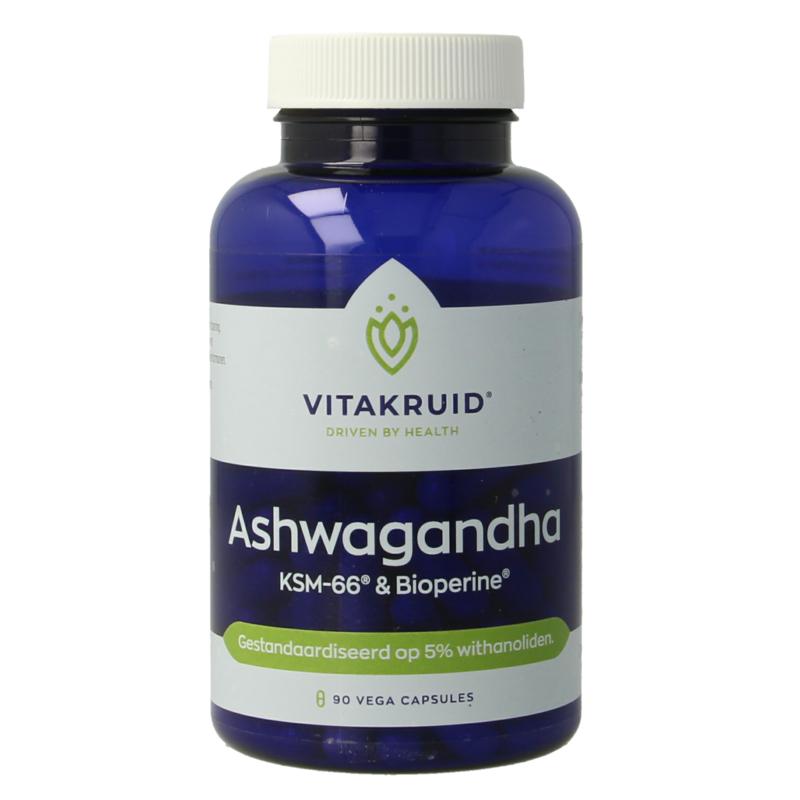 Vitakruid Ashwagandha 5% Withanoliden Ksm-66 & Bioperine