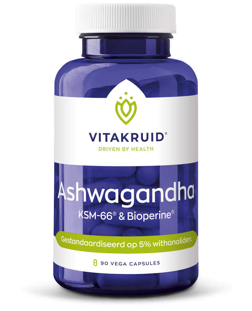 Vitakruid Ashwagandha 5% Withanoliden Ksm-66 & Bioperine
