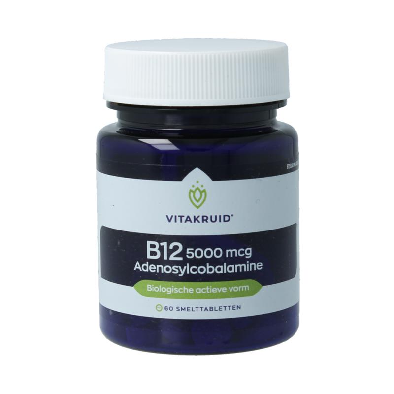 Vitakruid B12 5000 Mcg Actief Adenosylcobalamine