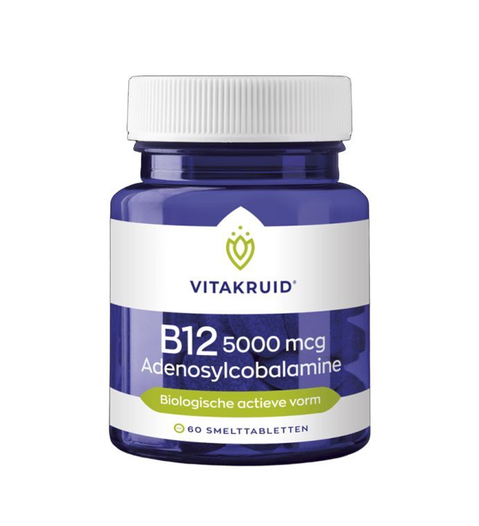 Vitakruid B12 5000 Mcg Actief Adenosylcobalamine