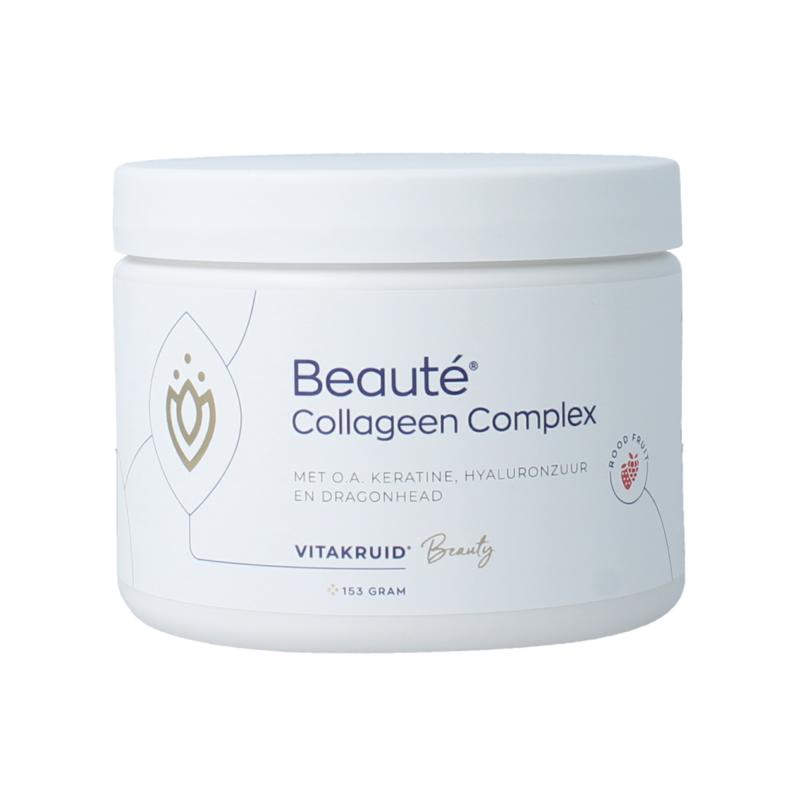 Vitakruid Beaute Collageen Rood Fruit Keratine Hyaluronzuur