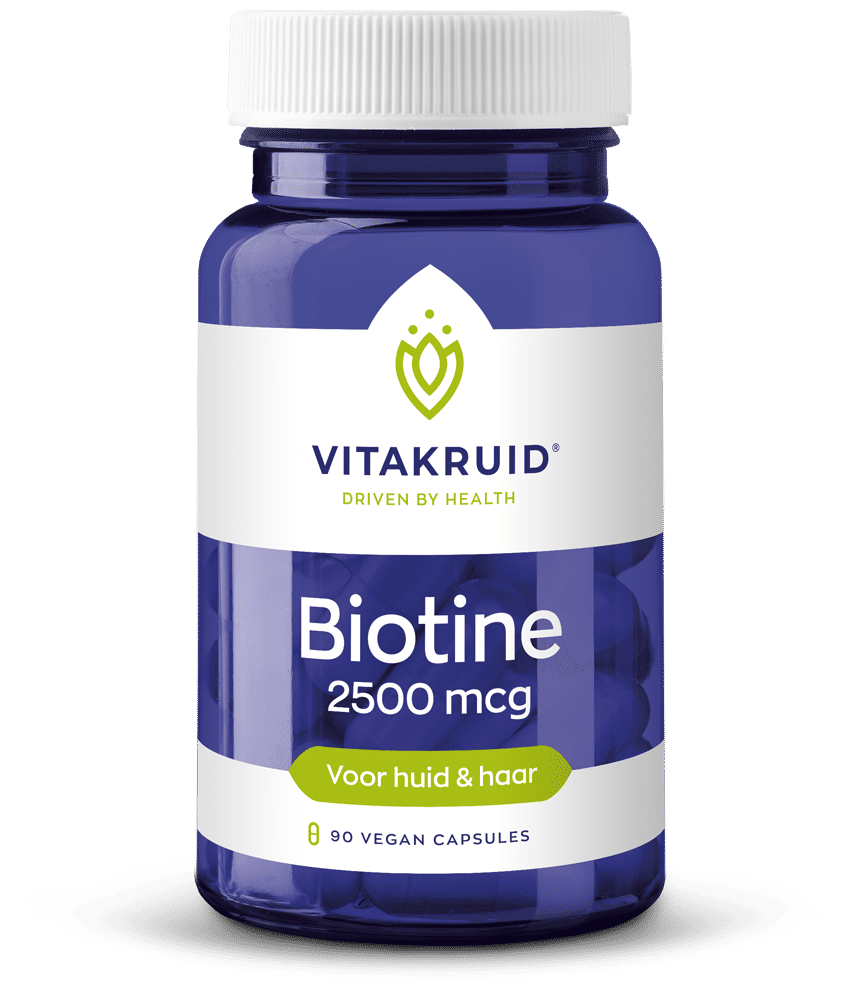 Vitakruid Biotine 2500 Mcg Voor Huid, Haar & Nagels