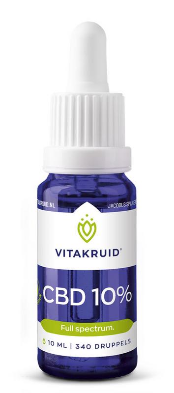 Vitakruid Cbd Olie 10% Full Spectrum Met Mct Als Drager