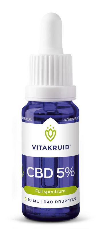 Vitakruid Cbd Olie 5% Full Spectrum Met Mct Als Drager