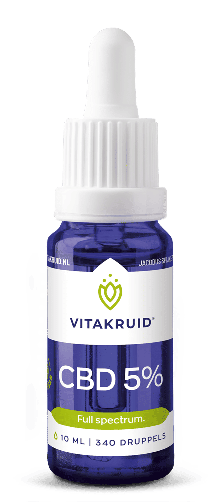 Vitakruid Cbd Olie 5% Full Spectrum Met Mct Als Drager
