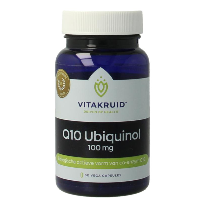 Vitakruid Co-Enzym Q10 Ubiquinol Actieve Vorm Kaneka 100 Mg