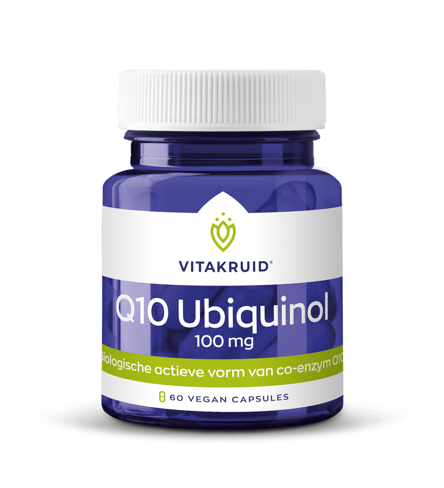Vitakruid Co-Enzym Q10 Ubiquinol Actieve Vorm Kaneka 100 Mg
