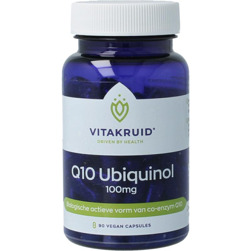 Vitakruid Co-Enzym Q10 Ubiquinol Actieve Vorm Kaneka 100 Mg
