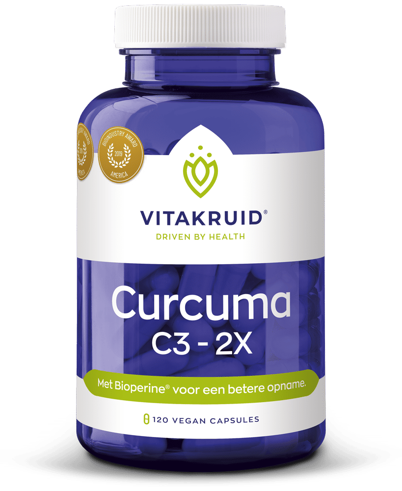 Vitakruid Curcuma C3-2X (95% Curcuminoiden) Met Bioperine