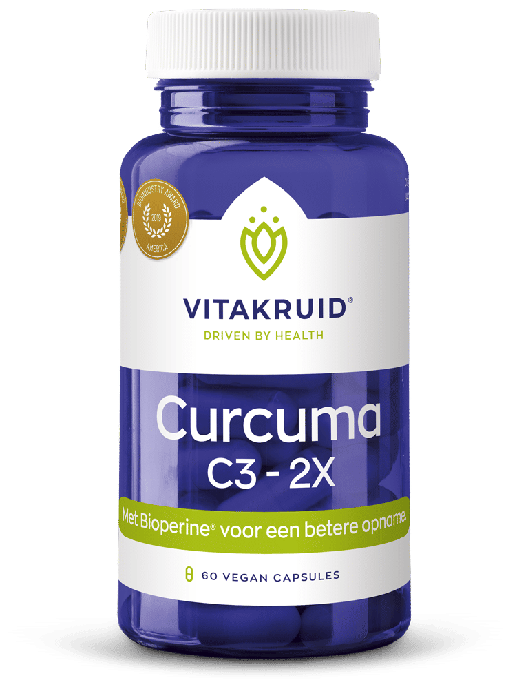 Vitakruid Curcuma C3-2X (95% Curcuminoiden) Met Bioperine