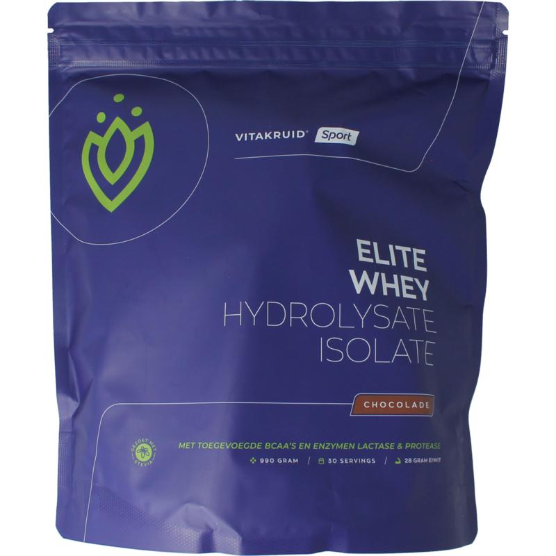 Vitakruid Elite Whey 50% Hydrolysate50% Isolate Chocolade