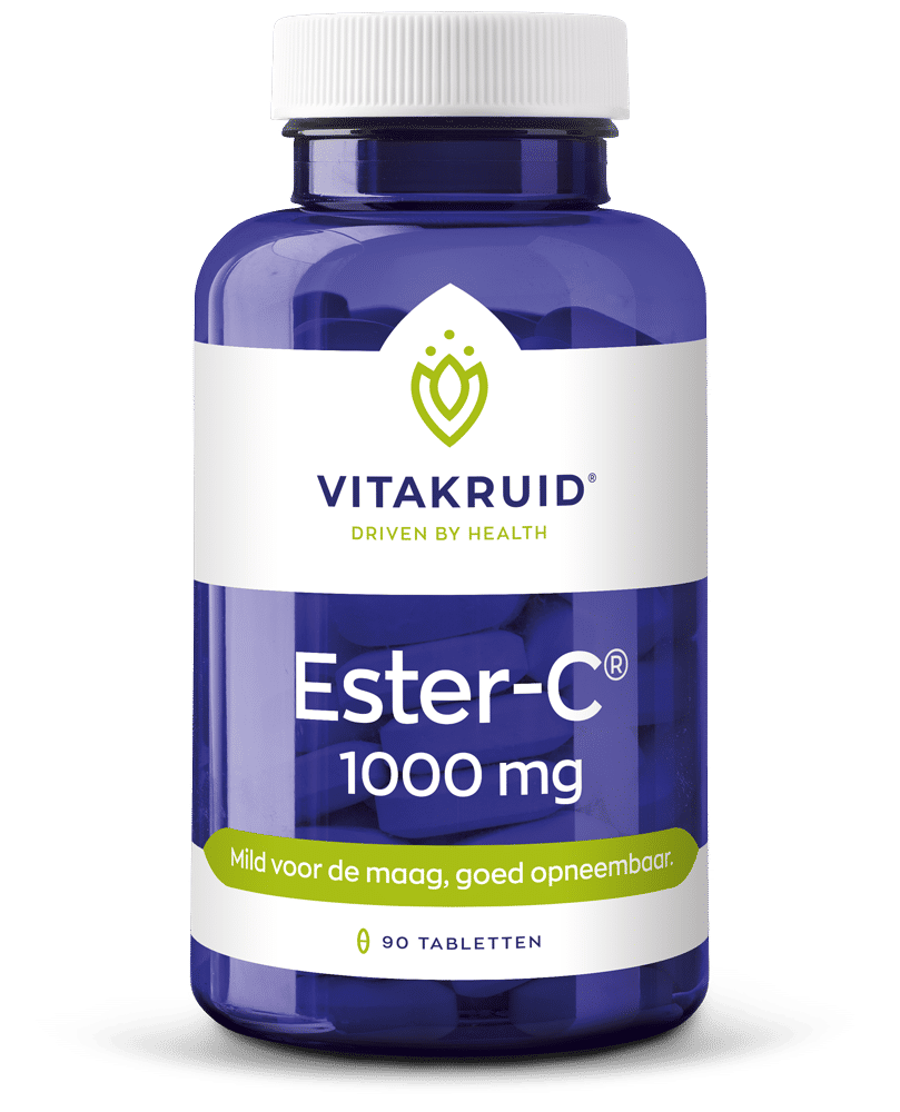 Vitakruid Ester-C Vitamine C 1000 Flavonoiden Rozenbottel