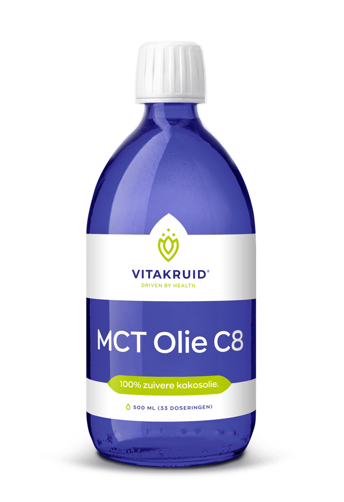 Vitakruid Mct Olie C8 100% Zuivere & Duurzame Kokosolie