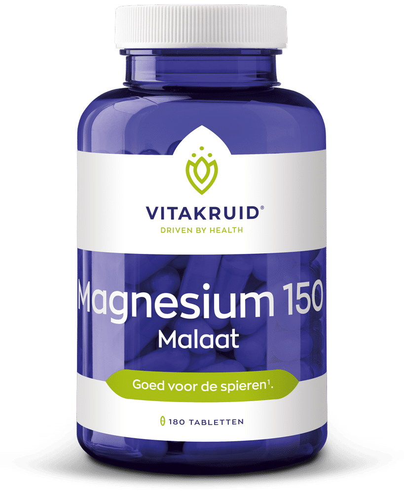 Vitakruid Magnesium 150 Malaat Met Vitamine B6 (P-5-P)