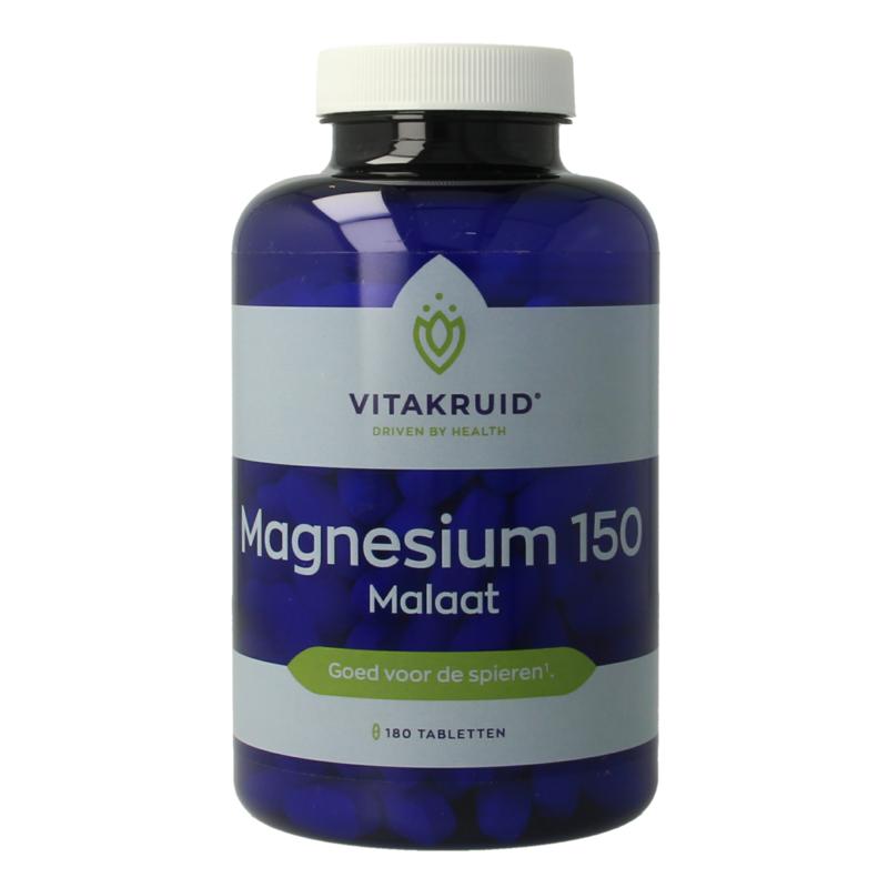 Vitakruid Magnesium 150 Malaat Met Vitamine B6 (P-5-P)